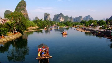 桂林+漓江+阳朔+龙脊梯田4日3晚跟团游(4钻)·【平...